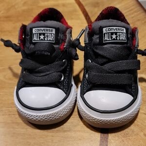Converse Kids Black and White Sneakers